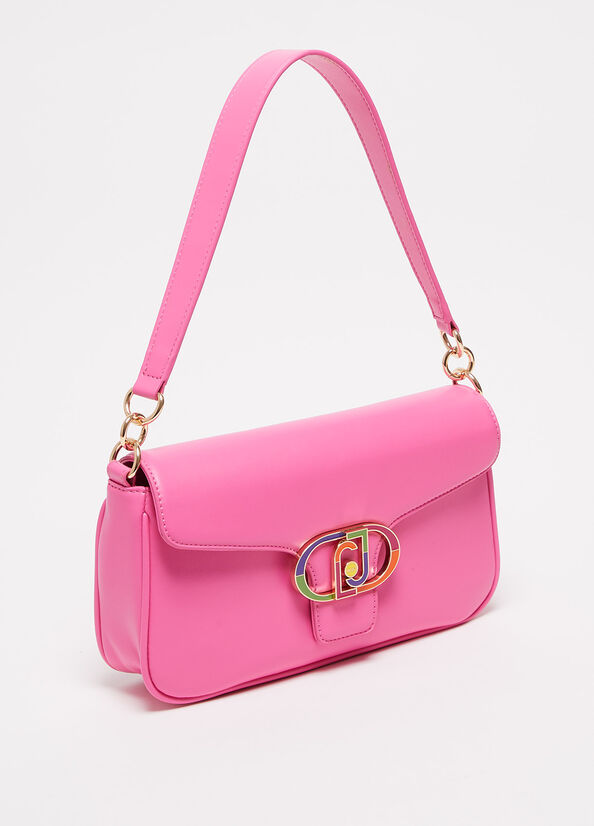 Borse Crossbody Liu Jo Eco-Friendly Shoulder Donna Rosa | LFH-328906