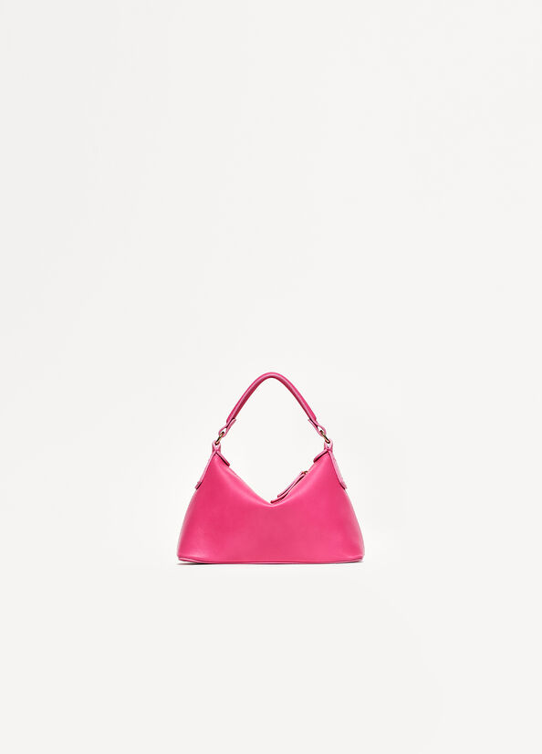 Borse Crossbody Liu Jo Pelle Mini Hobo Donna Fucsia | BJX-672834