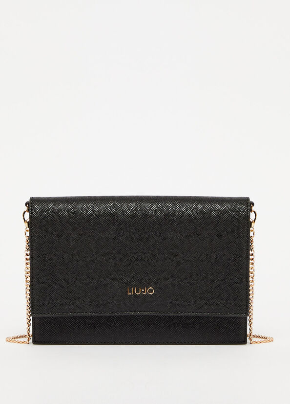 Borse Crossbody Liu Jo Small Donna Nere | TDO-246179