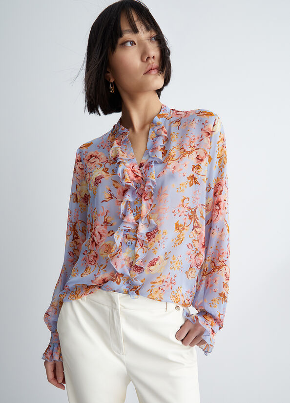 Camicie Liu Jo Eco-Friendly Floral Donna Colorate | ENG-716940