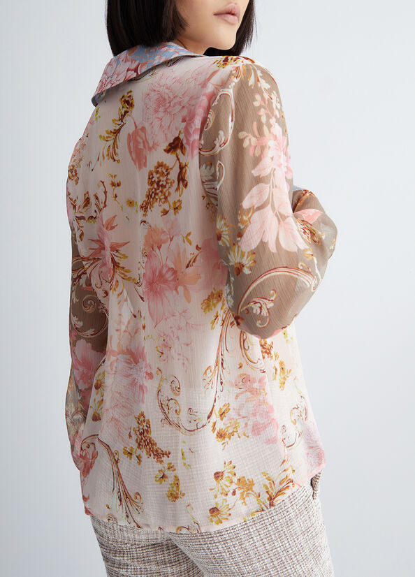 Camicie Liu Jo Eco-Friendly Floral Donna Fiori | NDT-139806