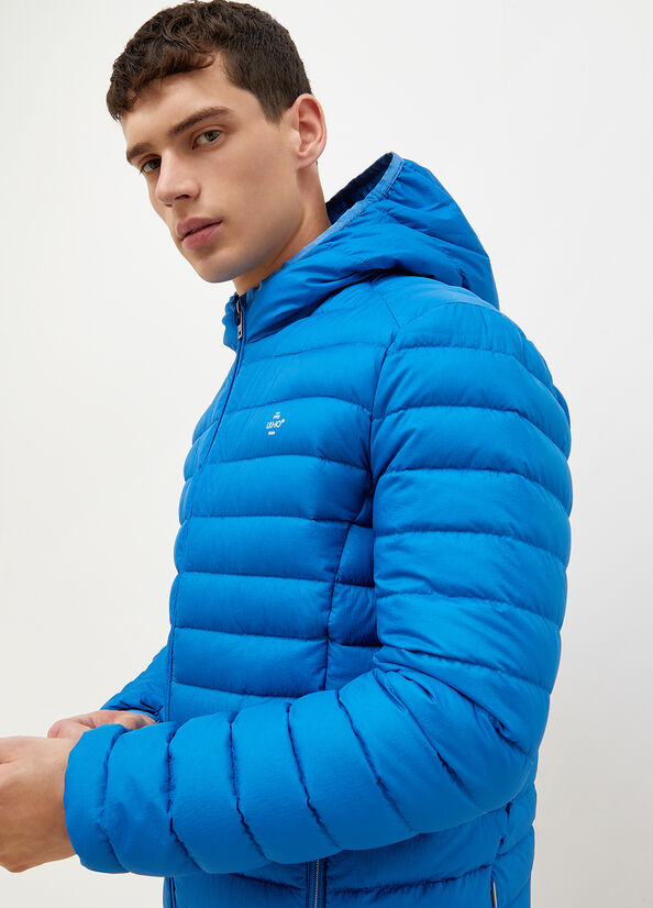 Giacca Liu Jo Imbottito With Hood Uomo Blu | BRN-053189