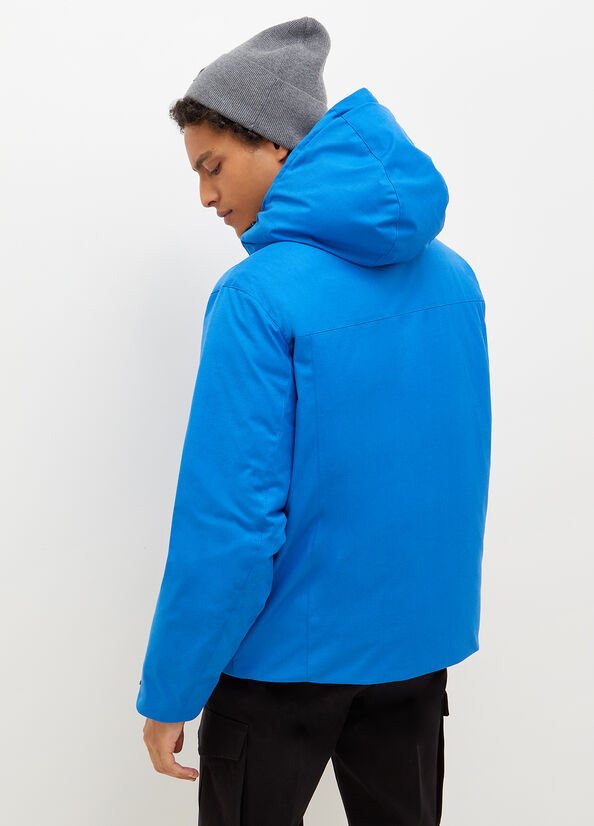 Giacca Liu Jo Imbottito With Hood Uomo Blu | CQZ-140537