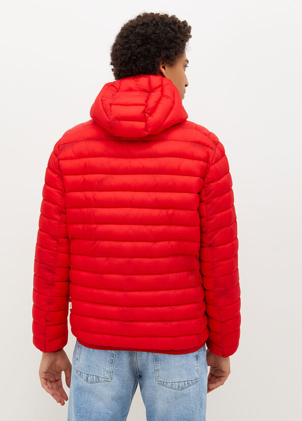 Giacca Liu Jo Imbottito With Hood Uomo Rosse | MZW-490761