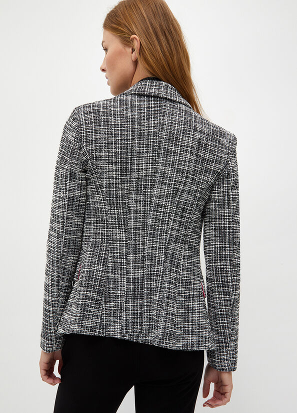 Giacca Liu Jo Mat Blazer Donna Nere | REH-671259