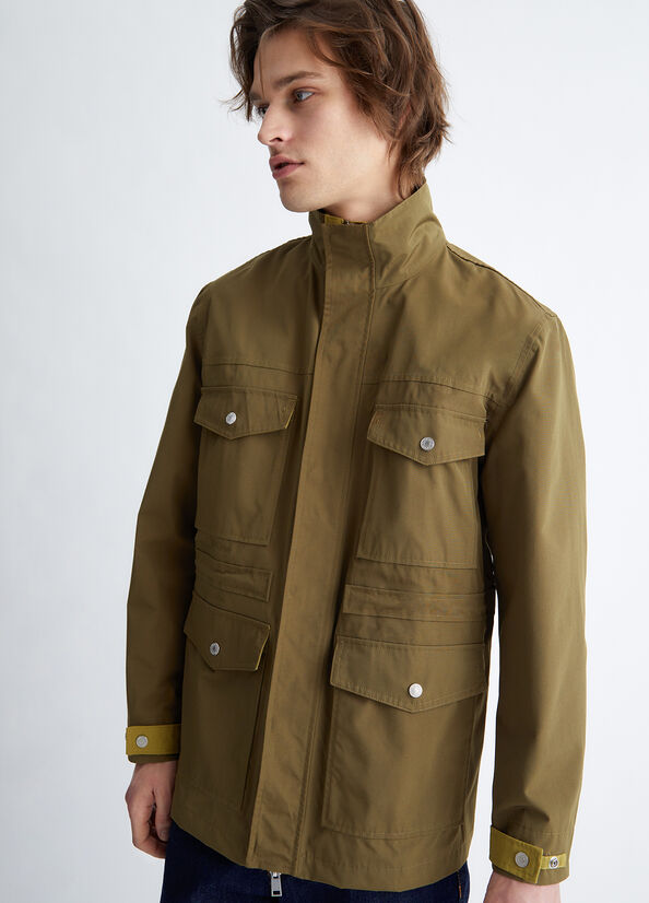 Giacca Liu Jo Military Green Field Uomo Verdi | HES-759416