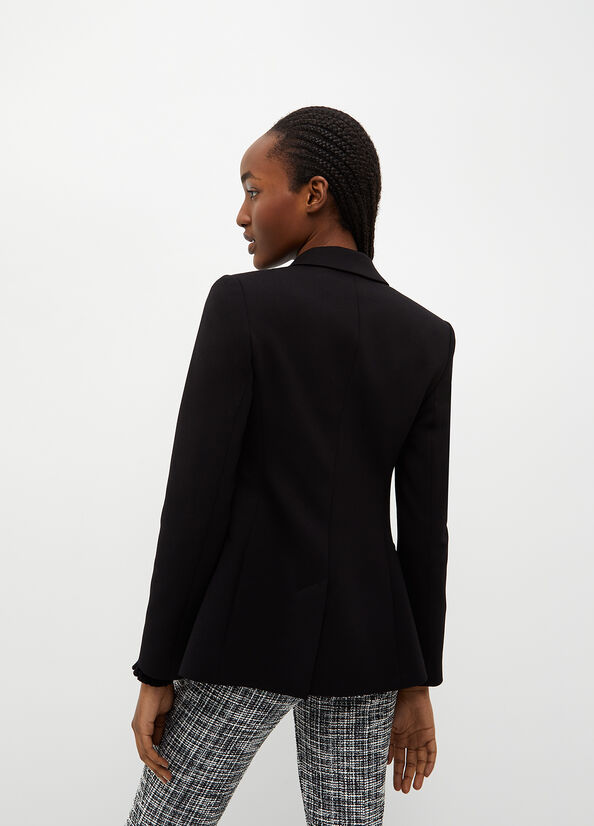 Giacca Liu Jo Stretch Blazer Donna Nere | JIQ-509213