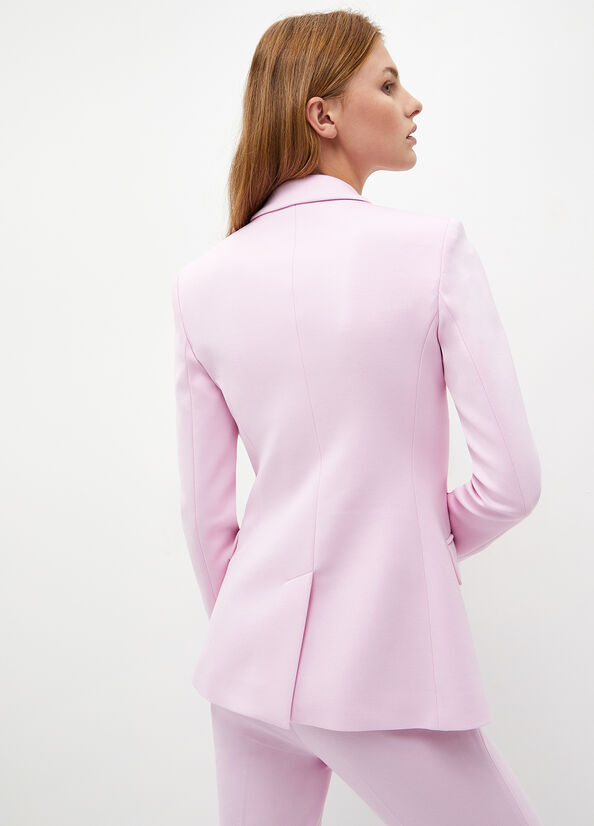 Giacca Liu Jo Stretch Blazer Donna Rosa | KJD-430987