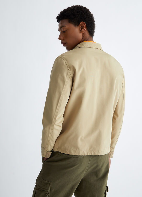 Giacca Liu Jo Windproof Uomo Beige | ABD-194036