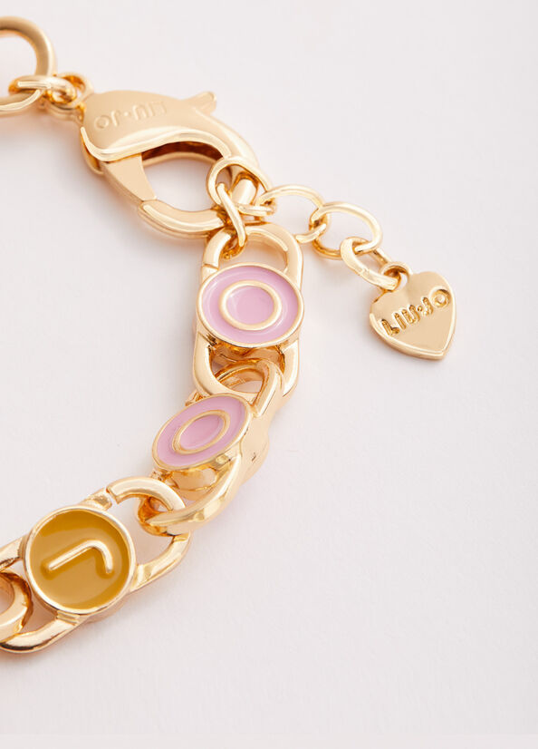 Gioielli Liu Jo Bracelet With Logo Donna Colorate | EYG-061298