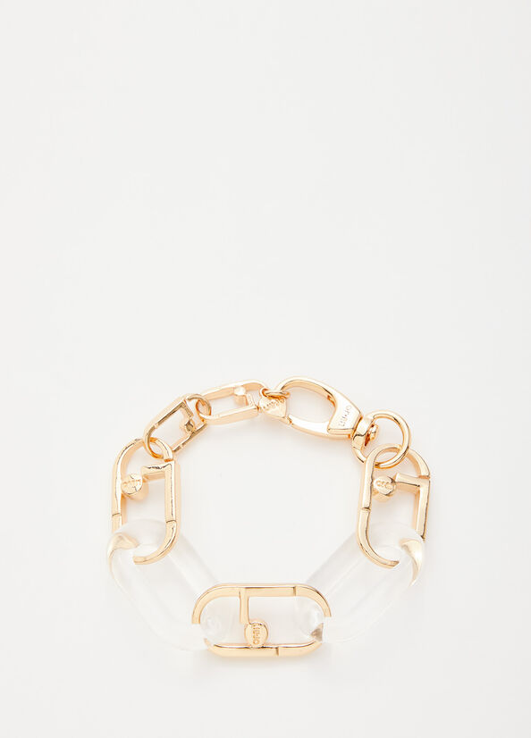 Gioielli Liu Jo Monogram Bracelet Donna Bianche | CHX-971548