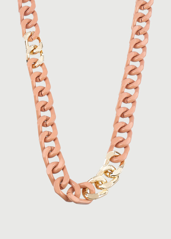 Gioielli Liu Jo Necklace With Enameled Chains Donna Rosa | SUN-231980