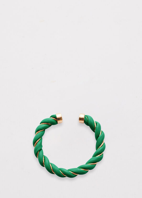 Gioielli Liu Jo Torchon-Effect Bracelet Donna Verdi | PGK-193258