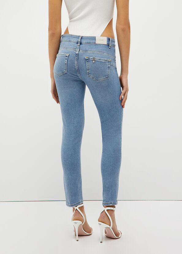 Jeans Skinny Liu Jo Bottom Up Donna Blu Chiaro | PXY-068542