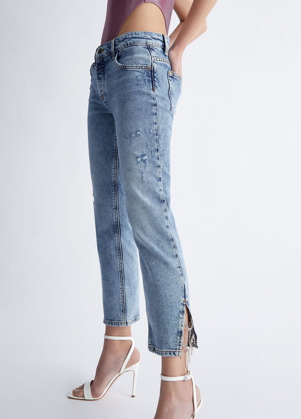 Jeans Slim Liu Jo Eco-Friendly Donna Blu | HPO-867509