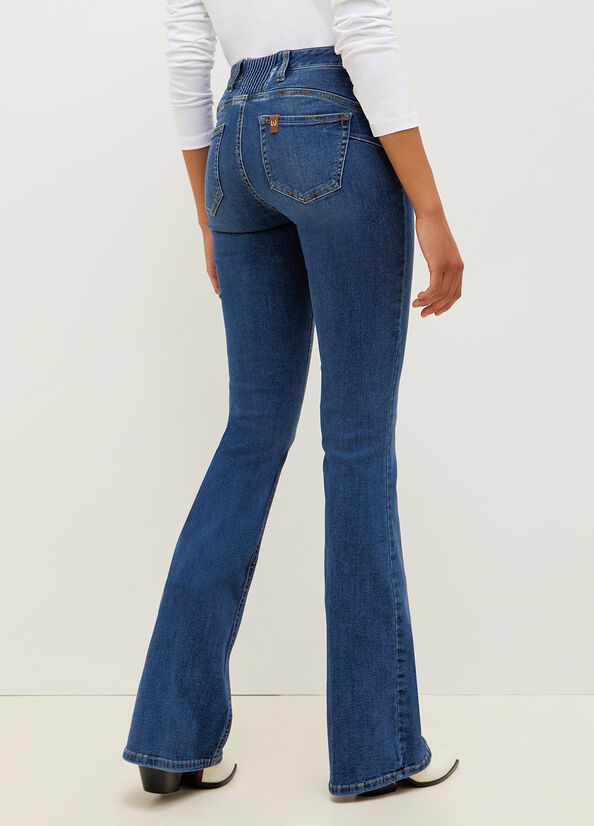 Jeans Straight Liu Jo Eco-Friendly Donna Blu | JEP-012487