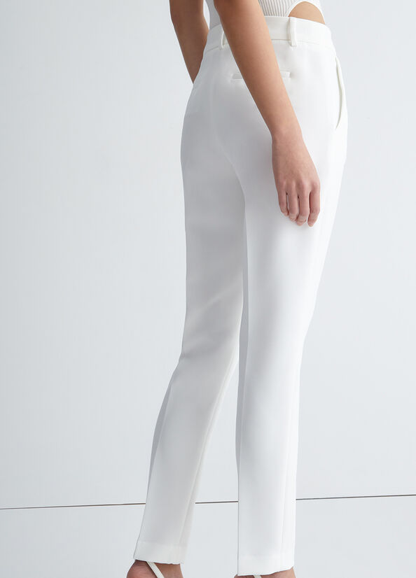 Pantaloni Liu Jo Cigarette Donna Bianche | XMK-746528