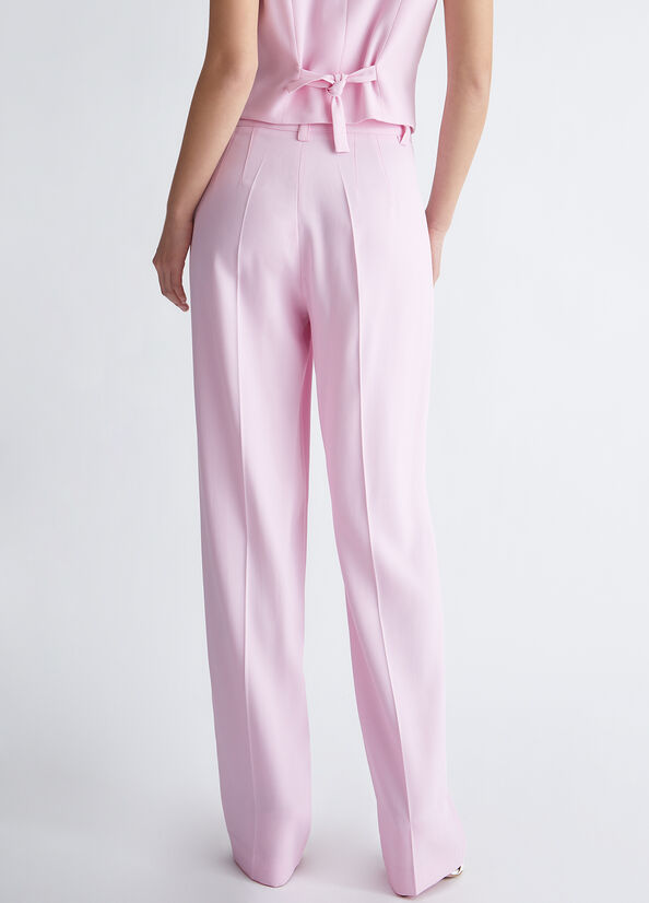 Pantaloni Liu Jo Eco-Friendly Francoise Donna Rosa | AJL-930218