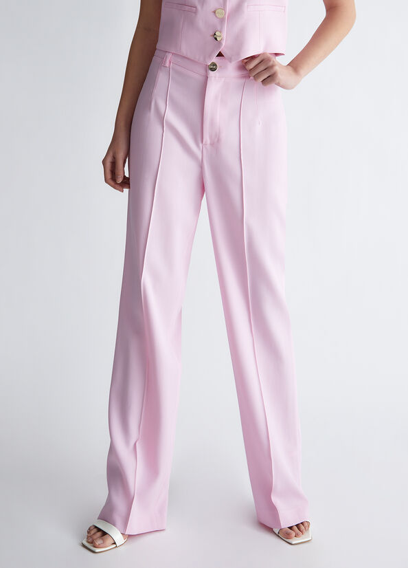 Pantaloni Liu Jo Eco-Friendly Francoise Donna Rosa | AJL-930218