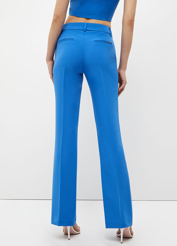 Pantaloni Liu Jo Stretch Lj Donna Blu Chiaro | ZMO-480257