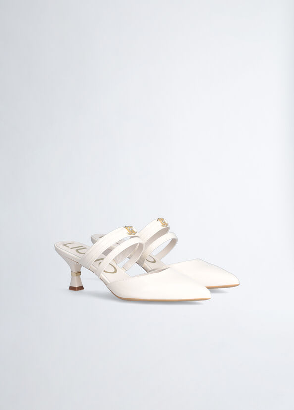 Sandali Liu Jo With Low Heel Donna Bianche | DIO-972856