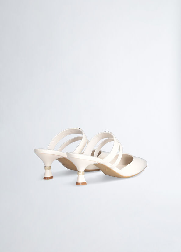 Sandali Liu Jo With Low Heel Donna Bianche | DIO-972856