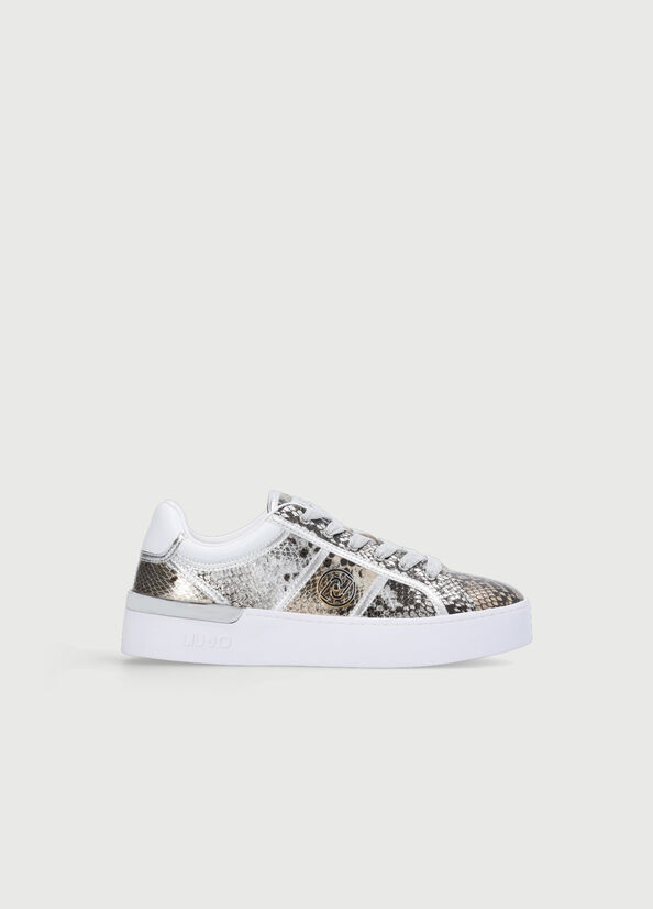 Scarpe Da Ginnastica Liu Jo With Snakeskin Effect Print Donna Serpent | WNJ-938541