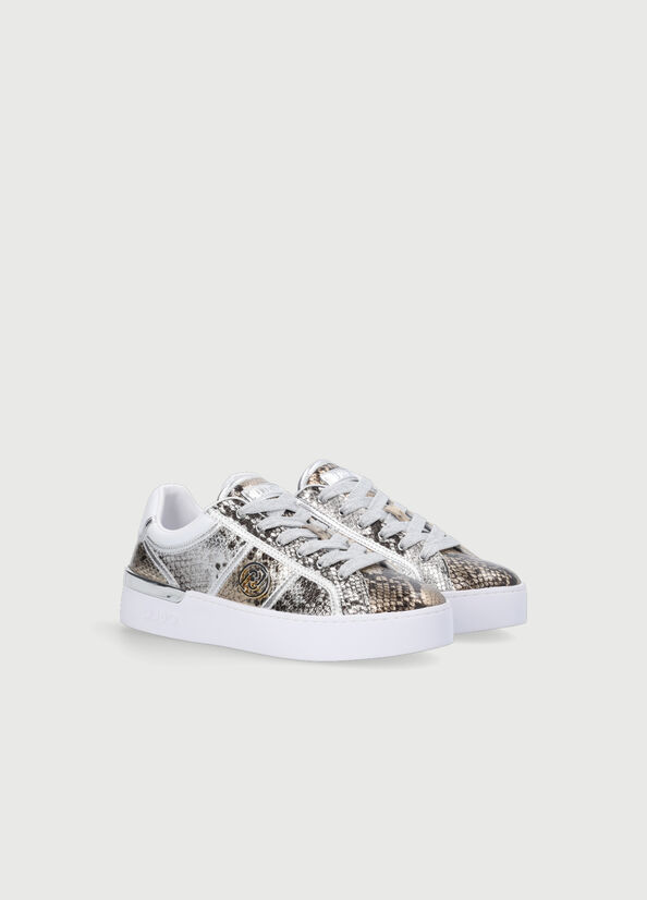 Scarpe Da Ginnastica Liu Jo With Snakeskin Effect Print Donna Serpent | WNJ-938541