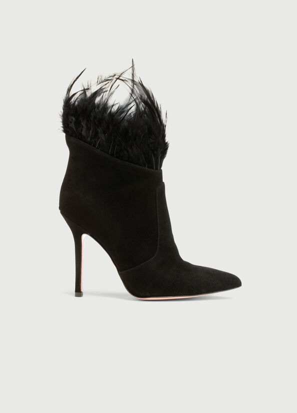 Stivaletti Liu Jo With Heel And Feathers Donna Nere | AFZ-937084