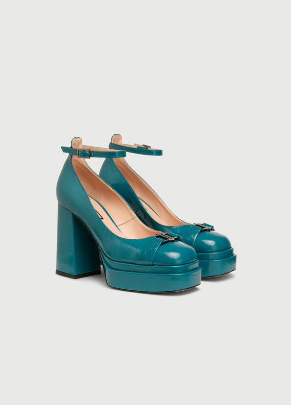 Tacchi Alti Liu Jo Pumps With Larghe Donna Verde Acqua | KYS-987516