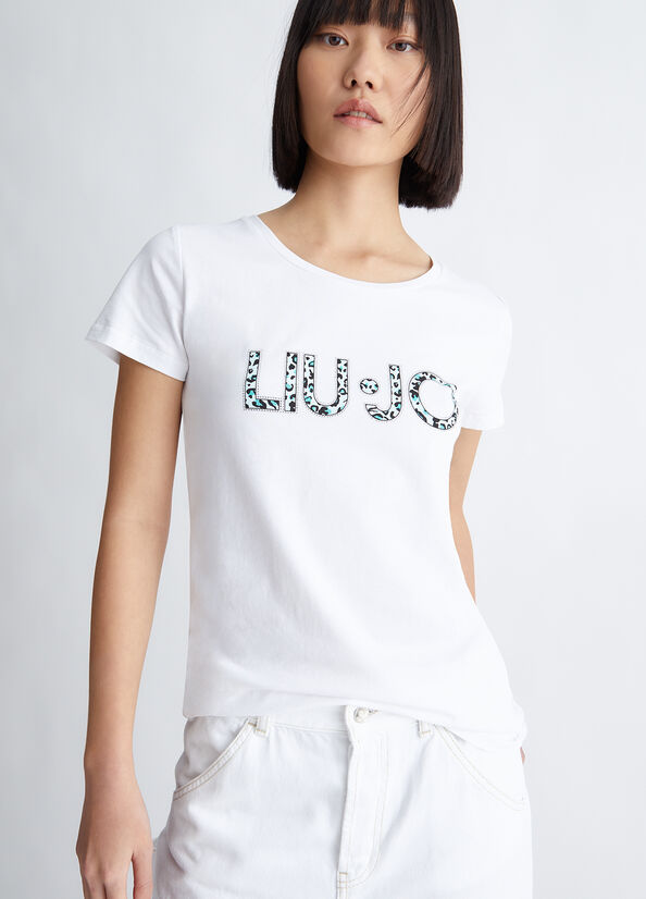 Top Liu Jo With Logo Donna Bianche | UIM-085639