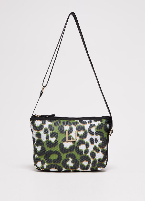 Borse Crossbody Liu Jo Animal-Print Donna Verdi | CRD-250968