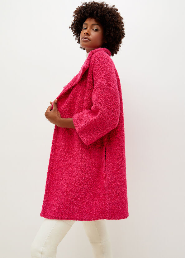 Cappotti Liu Jo Knit Donna Fucsia | VLB-018256