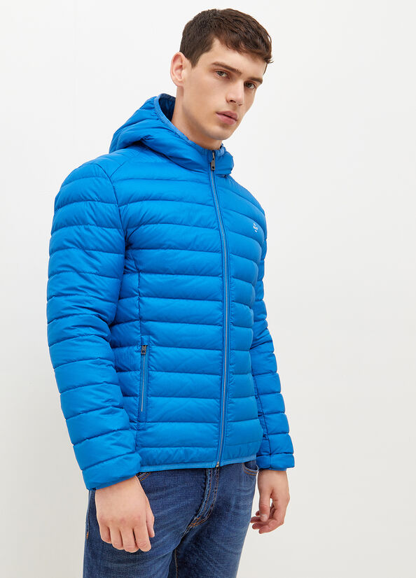 Giacca Liu Jo Imbottito With Hood Uomo Blu | BRN-053189