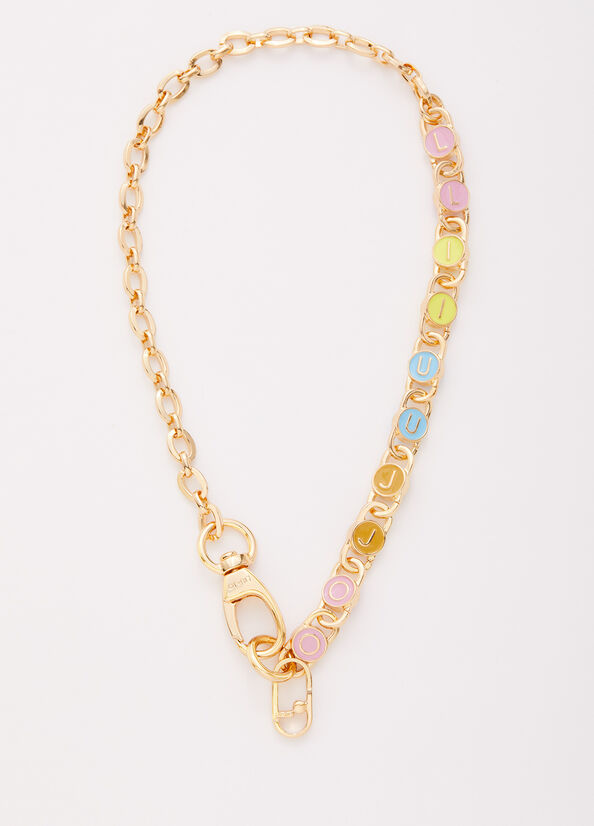 Gioielli Liu Jo Necklace With Logo Donna Oro | QJY-145862