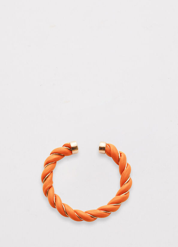 Gioielli Liu Jo Torchon-Effect Bracelet Donna Arancioni | CAN-714398