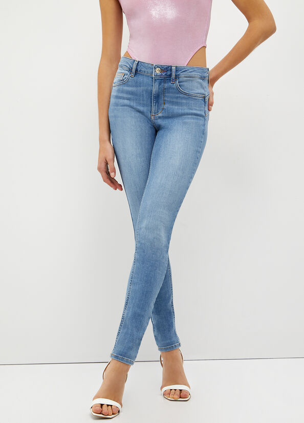 Jeans Skinny Liu Jo Bottom Up Donna Blu | IEK-367892