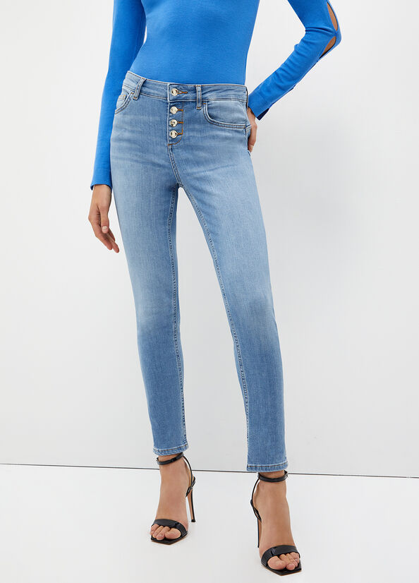 Jeans Skinny Liu Jo Bottom Up Donna Blu | PCK-243597