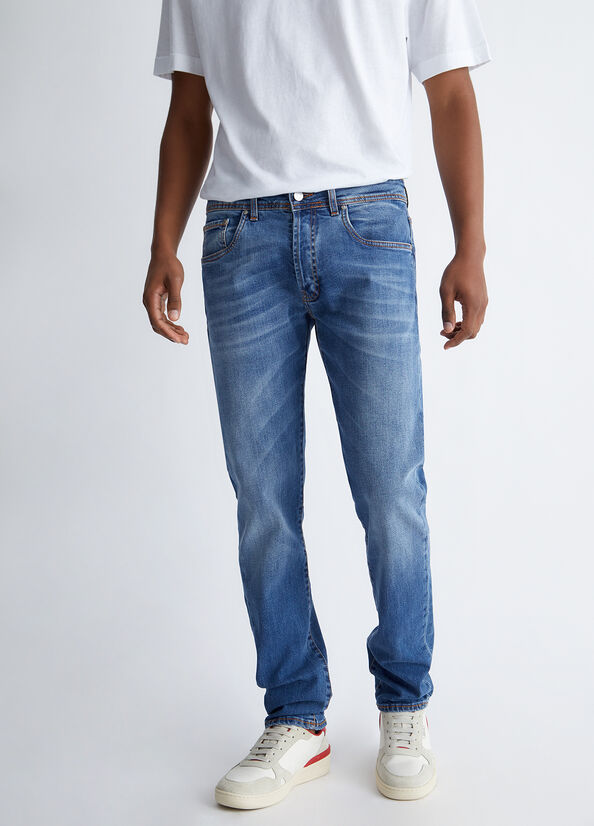 Jeans Slim Liu Jo Slim Uomo Blu | UIC-916457