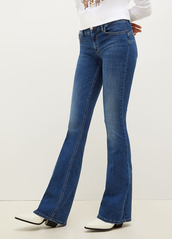 Jeans Straight Liu Jo Eco-Friendly Donna Blu | JEP-012487