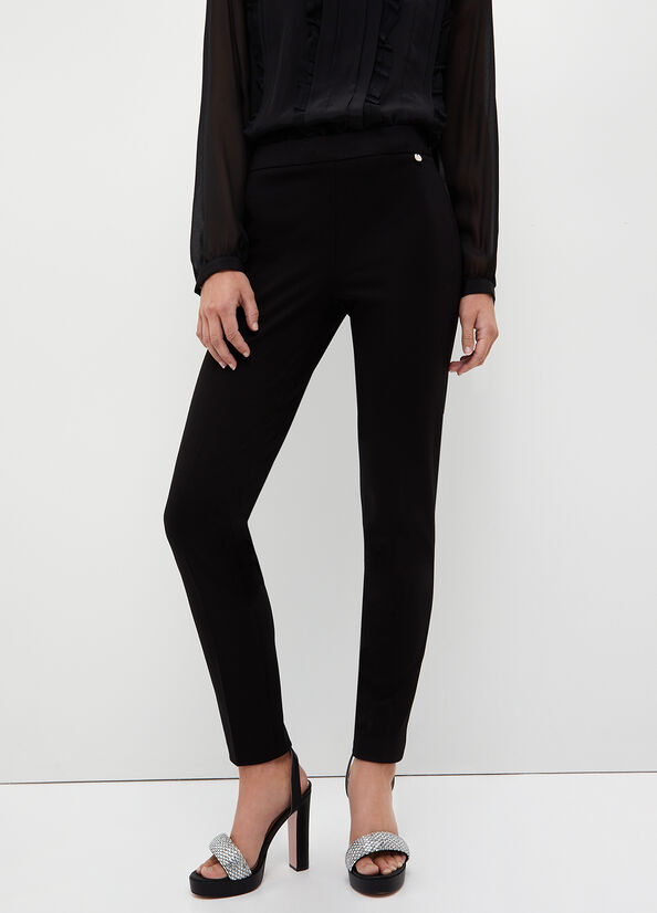 Pantaloni Liu Jo Cigarette Donna Nere | VAJ-784265