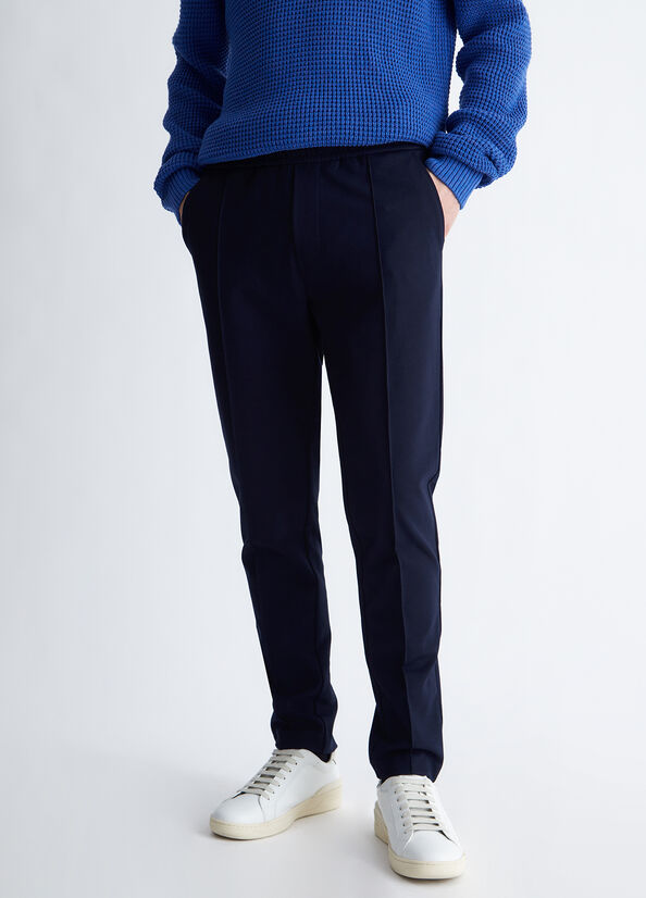 Pantaloni Liu Jo Joggers Uomo Blu Scuro | NYP-978415