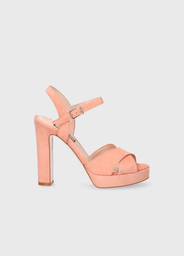 Sandali Liu Jo With Larghe Heel Donna Rosa | FMY-624813